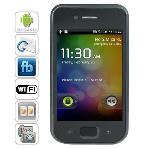 3.5 inch Touchscreen Android 2.2 OS Smart Phone Support GPS + WiFi + Analog TV