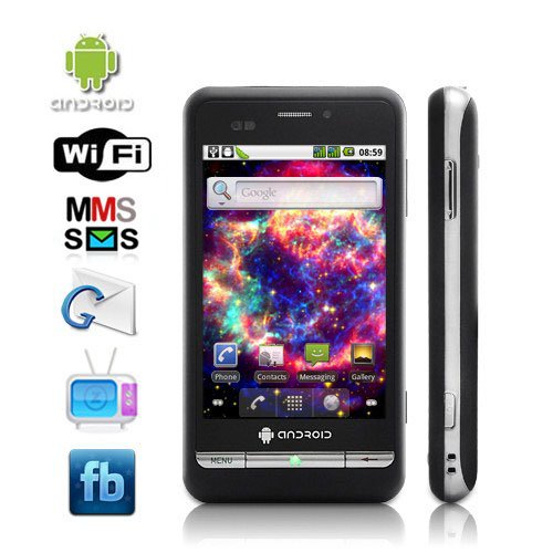 Dual SIM Android 2.2 3.5'' Capacitive Touchscreen Smartphone Support WiFi + GPS