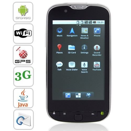 3G 3.8'' 800 x 480 Capacitive Multi-touch Screen Android 2.2 GPS Cellphone