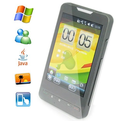 4.3 Inch TFT-LCD Touch Screen Cellphone Support GPS and Windows Mobile 6.5 OS