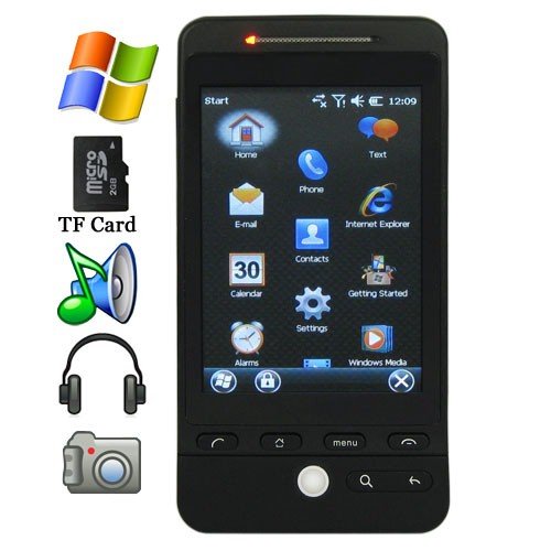 3.2 Inch Screen Windows Mobile OS Cellphone with GPS and Dual Camera