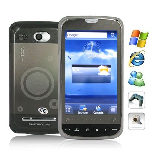 Windows Mobile 6.5 OS Cellphone Support GPS and 3.5 Inch LCD Touch Screen