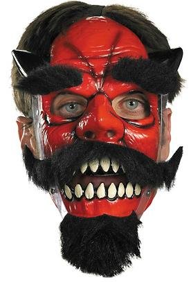 Devil Mask with Moving Eyebrows