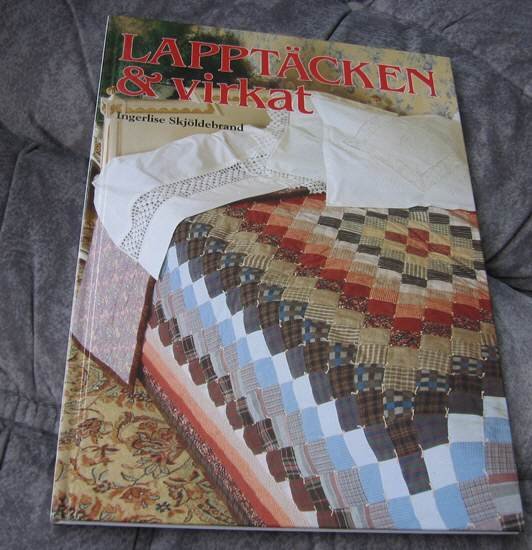 PATCHWORK QUILT & crocheted Swedish book