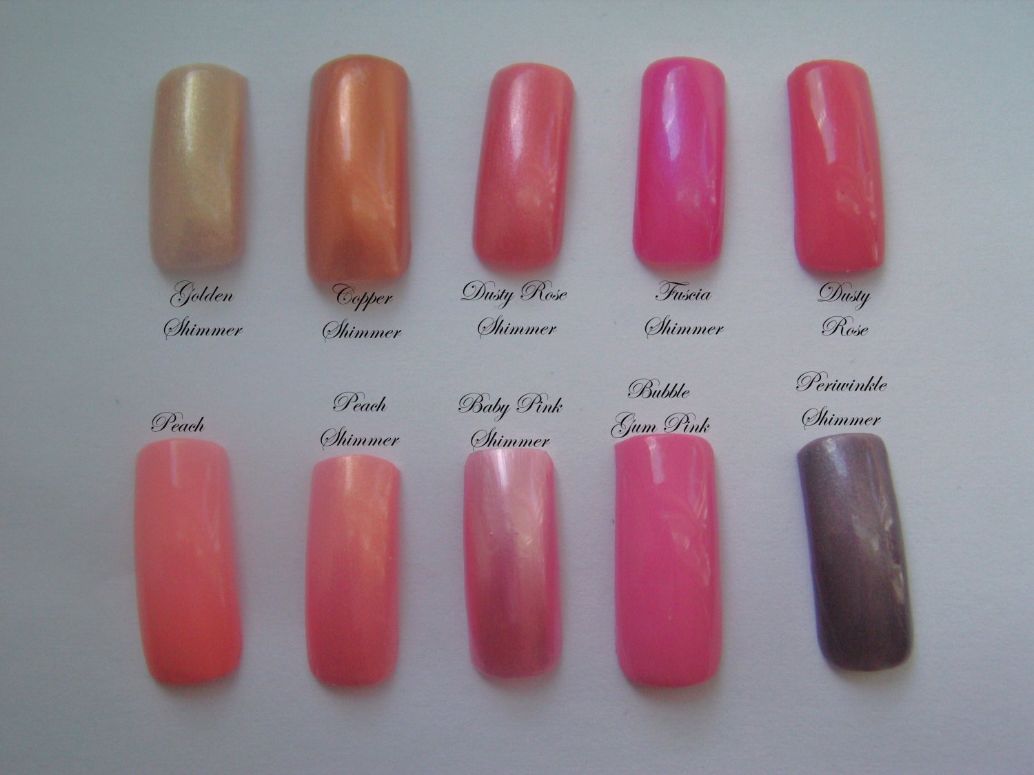 SALE! Plain Color Tips In Light Colors