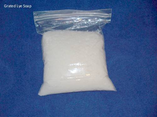 SHREDDED LYE SOAP FOR WASHING
