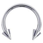 16 Gauge Circular Barbell (Horseshoe) 1/2"