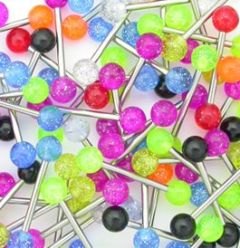 Tongue Barbells 5/8" 14G