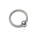 Stainless Steel Captive Bead Ring 16g