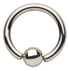 316L Stainless Steel Captive Bead Ring 14g 5/16"