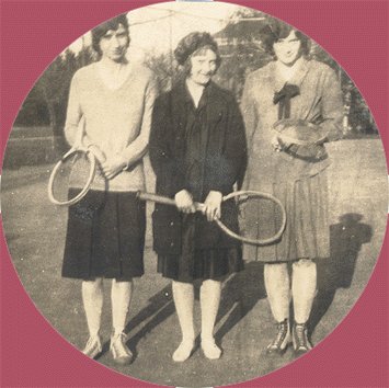 Vintage Photo 1920s SDSU Brookings WOMEN TENNIS PLAYERS