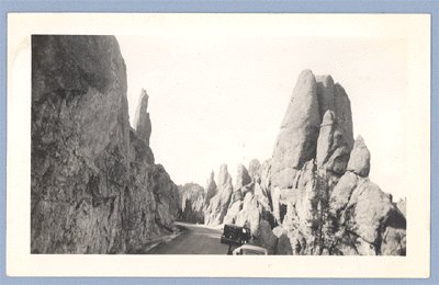 Vintage Photo 1930s SCENIC VIEW South to North Dakota