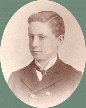 Vintage Photo CABINET CARD Boy on Diamond Mounting
