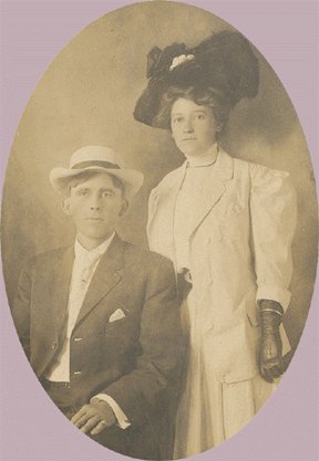 Vintage Photo CABINET CARD Couple in GLOVES/HATS 1890s