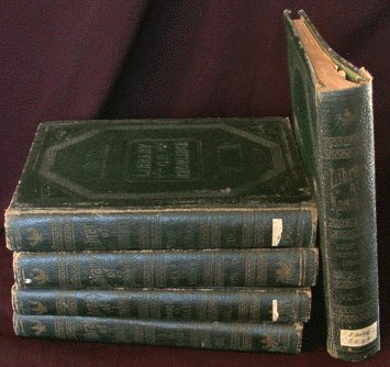 1929 LIBRARY OF KNOWLEDGE 5 vol SET Illus PLATES