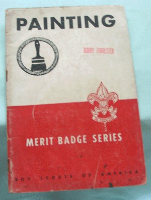 BOY SCOUTS of AMERICA 1940 Merit Badge Booklet PAINTING