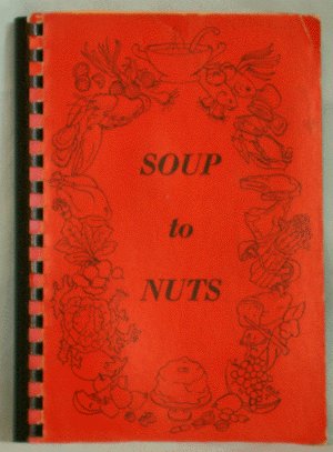 Vintage COMMUNITY COOKBOOK 1968 Soup to Nuts CHURCH