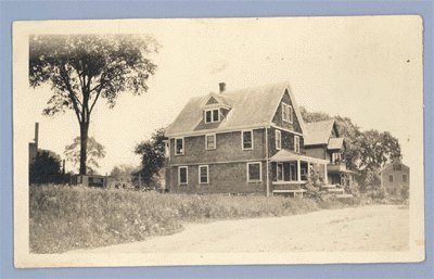 Vintage Photo OLD A-FRAME HOUSE circa 1930s