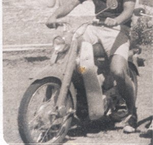 Vintage Photo MOTOR SCOOTER 1950s HONDA
