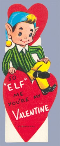 Vintage Valentine SO ELF ME 1960s Elfin
