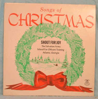 SALVATION ARMY LP Shout for Joy SONGS OF CHRISTMAS