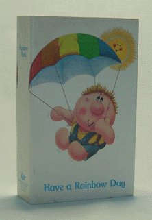 Vintage RUSS BERRIE 1970s Have a RAINBOW day STILL BANK