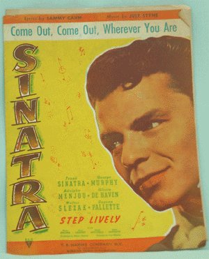 VINTAGE SHEET MUSIC 1943 STEP LIVELY Frank Sinatra