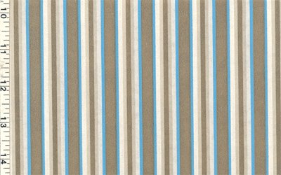 Vintage GIFT WRAP Wrapping Paper GOLD/TURQ STRIPES