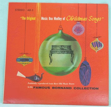 MUSIC BOX MEDLEY of CHRISTMAS SONGS LP 1976