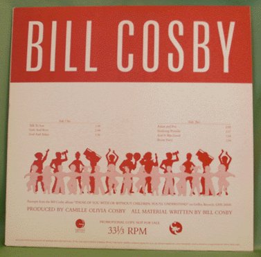 COMEDY LP Bill Cosby 1986 EP ADAM & EVE