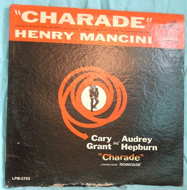 HENRY MANCINI LP Charade Soundtrack RARE LOUNGE