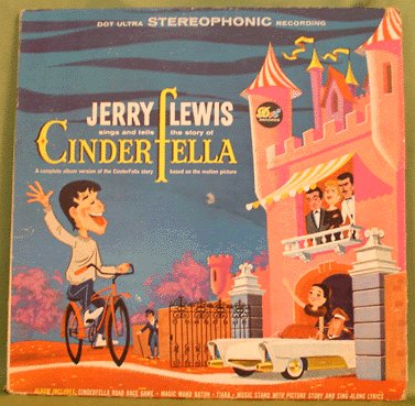 CINDERFELLA Soundtrack LP JERRY LEWIS Stereo 1960