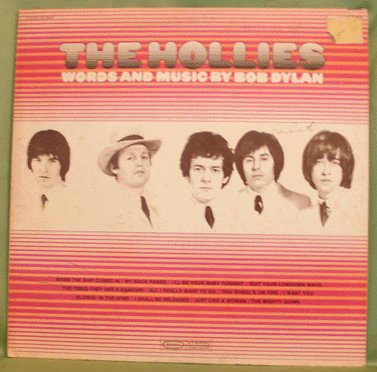 HOLLIES LP Words and Music of Bob Dylan 1969