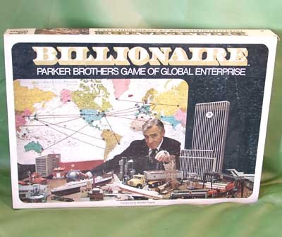 Vintage Billionaire Game PARKER BROTHERS 1973