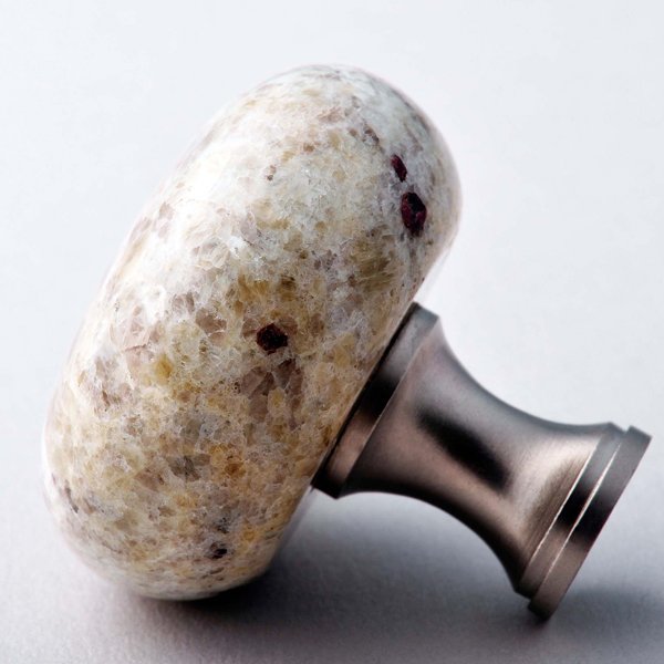 Kashmir White Granite Knob