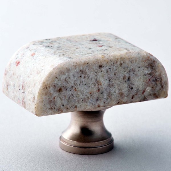 Kashmir White Block Granite Knob