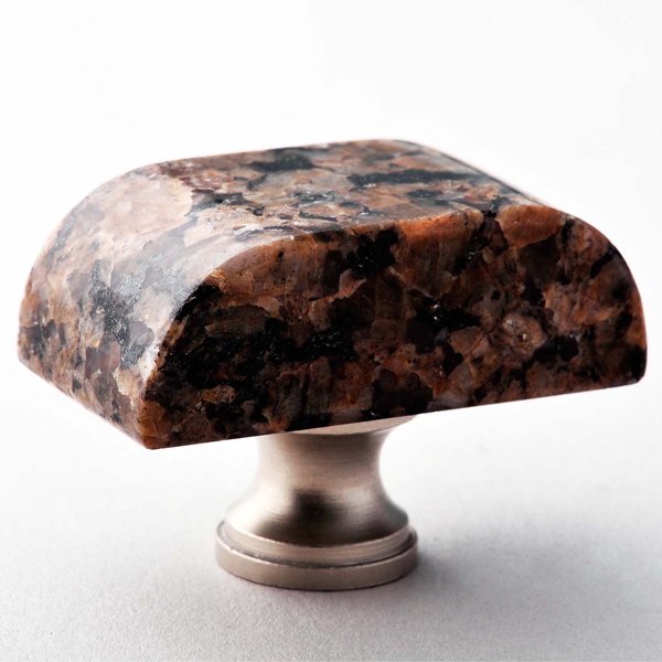 Tropical Brown Block Granite Knob