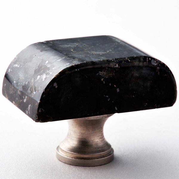 Emerald Pearl Block Granite Knob