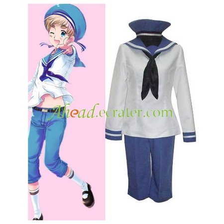 Axis Powers Seeland Peter Kirkland Cosplay Costume