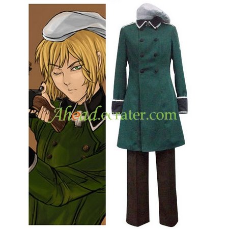 Axis Powers Vash Zwingli Cosplay Costume