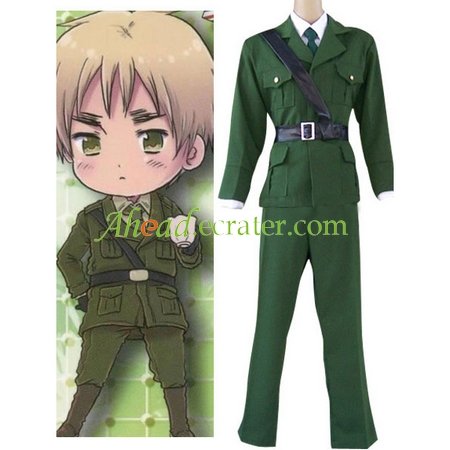 Hetalia Axis Powers England Cosplay Costume
