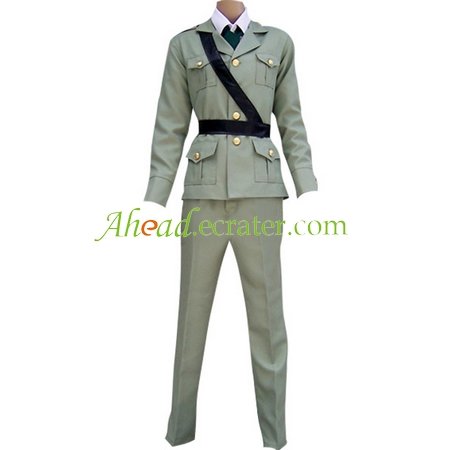 Hetalia Axis Powers Gray England Cosplay Costume