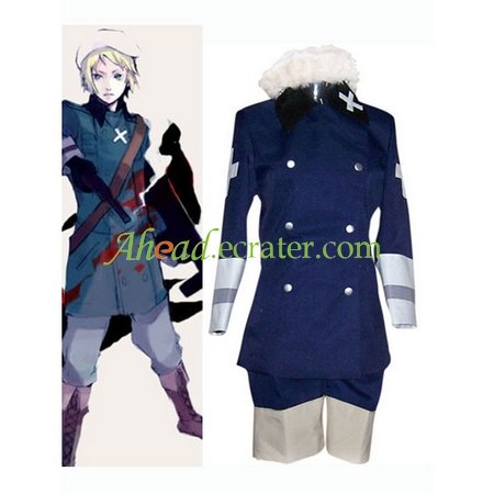Royal Blue Hetalia Axis Powers Cosplay Costume