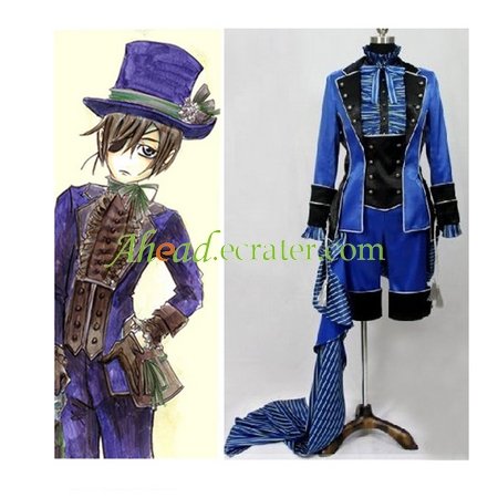 Kuroshitsuji Ciel Phantomhive Halloween Cosplay Costume 1