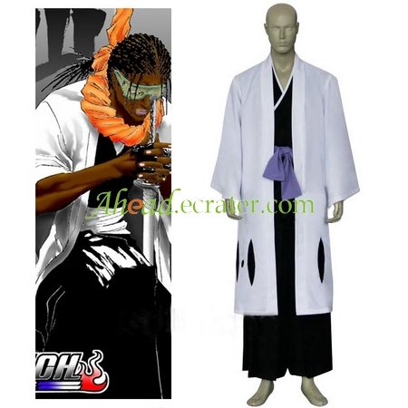 Bleach 9th Division Captain Tousen Kanamei Cosplay Costume