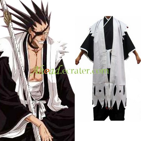 Bleach 11th Division Captain Zaraki Kenpachi Cosplay