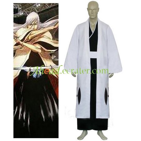 Bleach 13th Division Captain Ukitake Juushiro Halloween Cosplay Costume