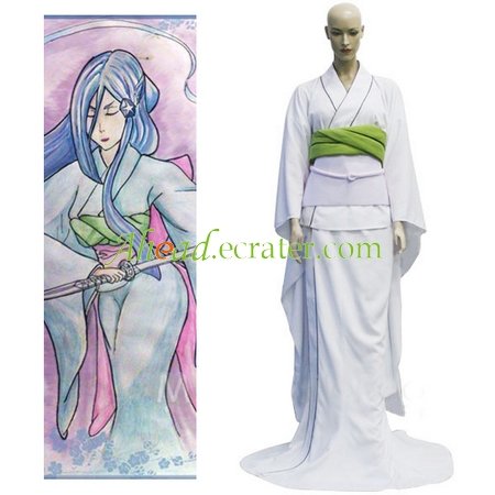 Bleach Rukia Kuchiki's Zanpakuto Sode no Shirayuki Halloween Cosplay Costume