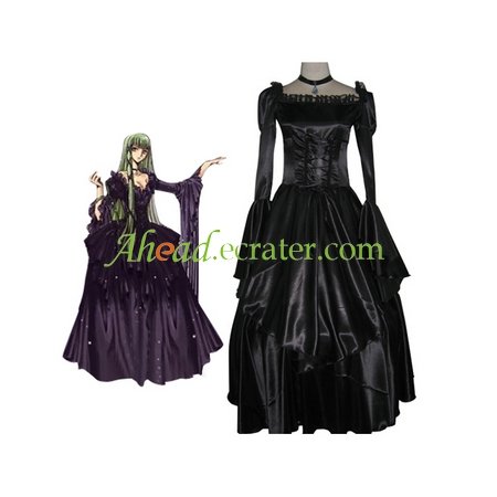 Code Geass Elegant Green Cosplay Costume