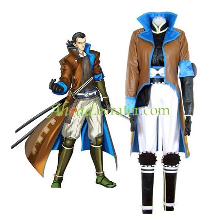 Devil Kings Sengoku Basara 2 Katakura Kojuro Halloween Cosplay Costume